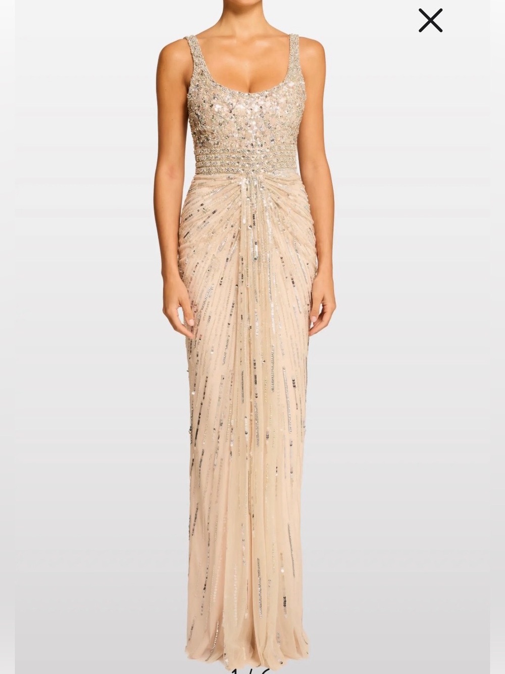 Jenny Packham sequin-embellished Elixir dress